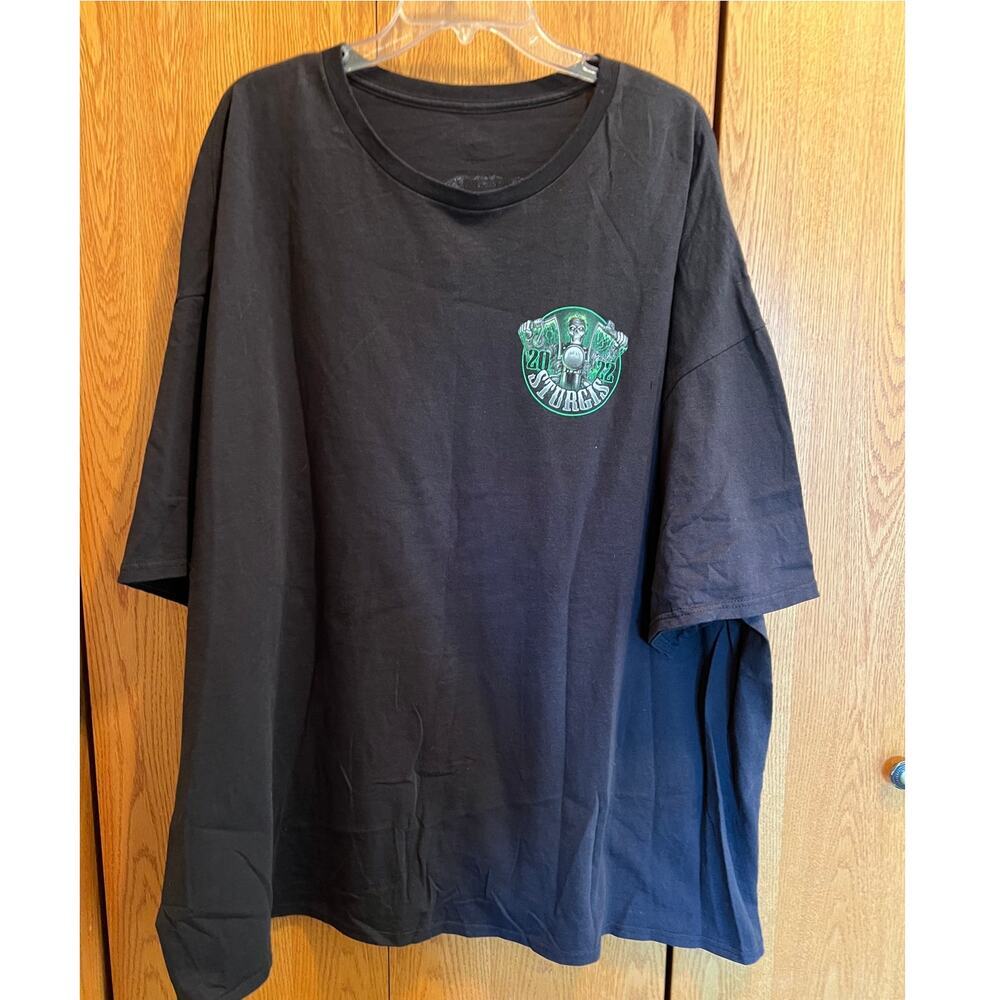 Sturgis Rally T-Shirt 2022 Black, Short sleeve crewneck Men's size XXXL